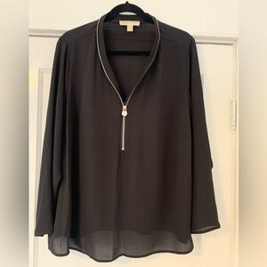 Michael Kors 3/4 zip top